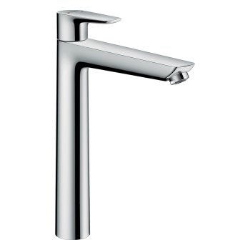 Смеситель для раковины Hansgrohe Talis E, высокий излив, без донного клапана, хром